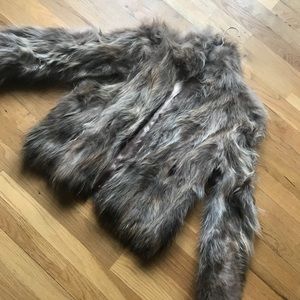 Coyote real fur jacket.